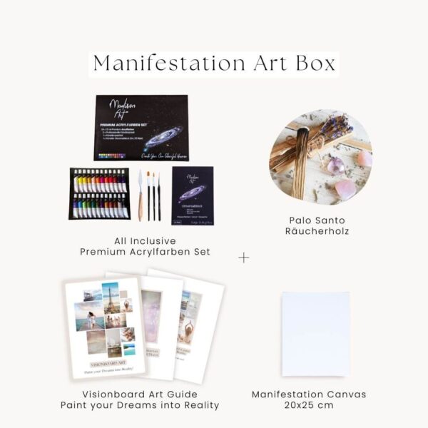 Manifestation Art Box-manifestogram - Manifestiere mit Malerei