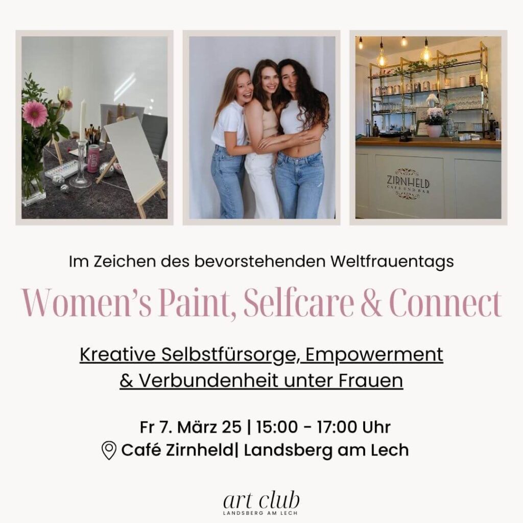 Women's Paint, Selfcare & Connect - Internationaler Frauentag - Art Club LL