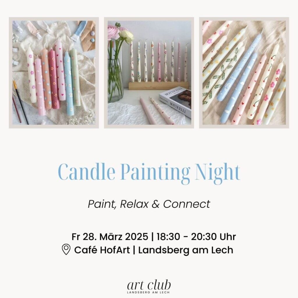 Candle Painting Art Club Landsberg