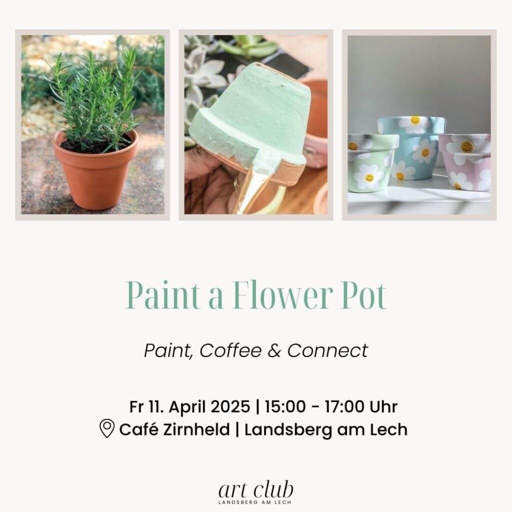 Flower Pot Painting Art Club Landsberg