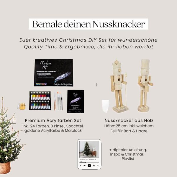 Nussknacker DIY Set inhalt