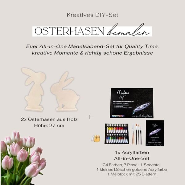 DIY Osterhasen bemalen