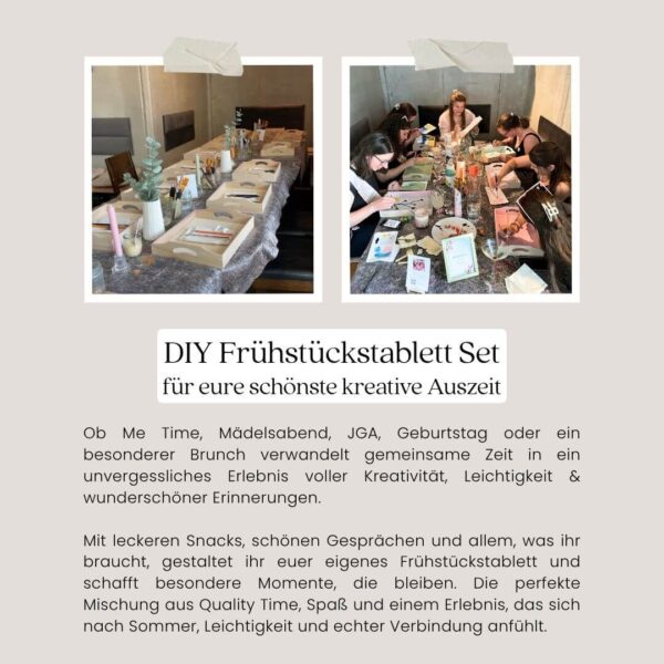 DIY Tablett Bemalen Set - Art Club Landsberg