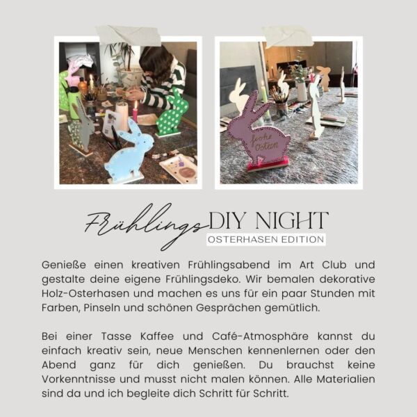 Frühlings DIY Night mit Osterhasen bemalen in Landsberg am Lech