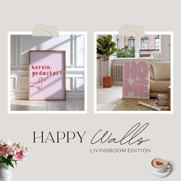 Happy Walls Livingroom Edition - Art Club Landsberg am Lech