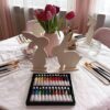 Kreativer Mädelsbrunch - DIY-Osterhasen bemalen