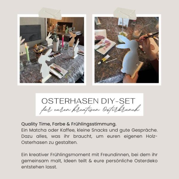 Osterhasen DIY Set für euren kreativen Osterbrunch by Art Club Landsberg