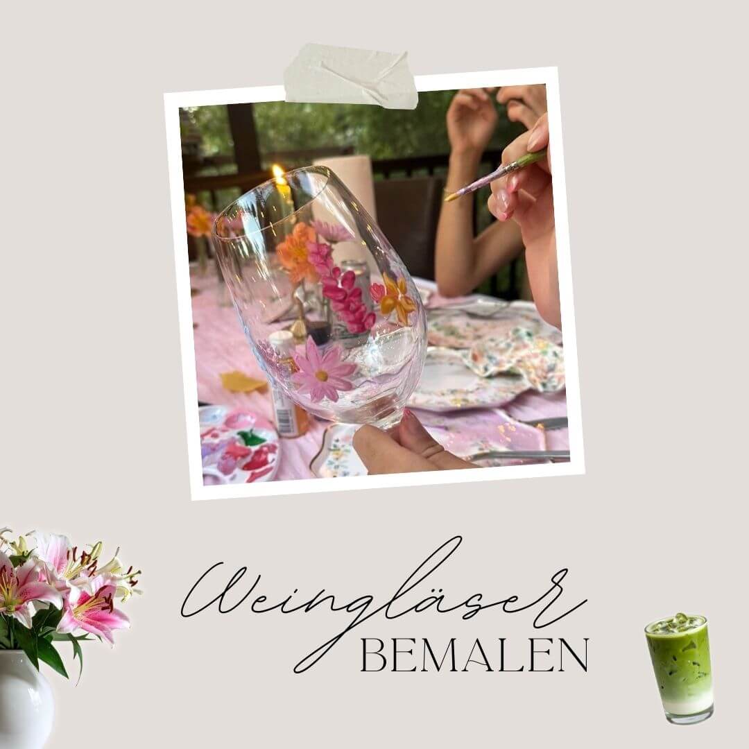 Weingläser bemalen | Fr 6. Feb 2026 im HofArt Café Landsberg