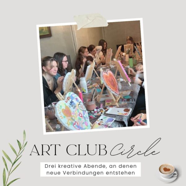 Art Club Circle - 3 kreative Abende in Landsberg am Lech zum neue Leute kennenlernen