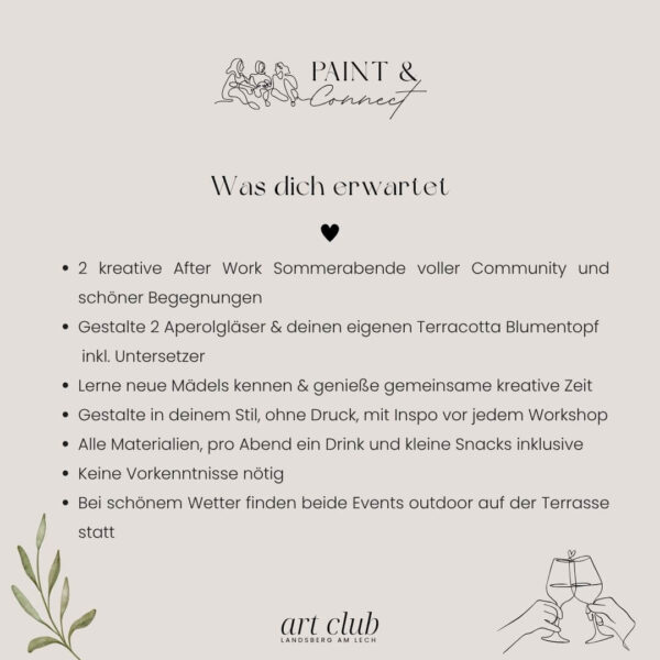 Was dich erwartet beim Paint and Connect