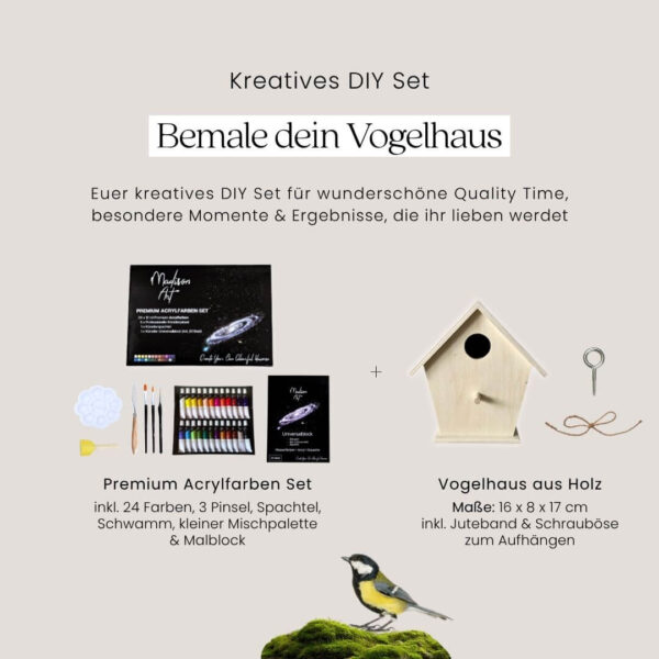 DIY Vogelhaus Set - Art Club Landsberg