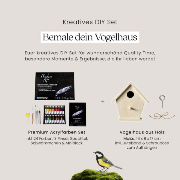 DIY Vogelhaus Set - Herbst und Frühjahrs DIY