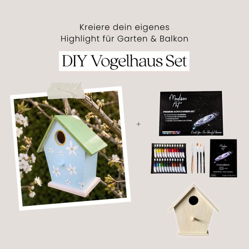 Kreatives DIY Vogelhaus Set by Art Club Landsberg