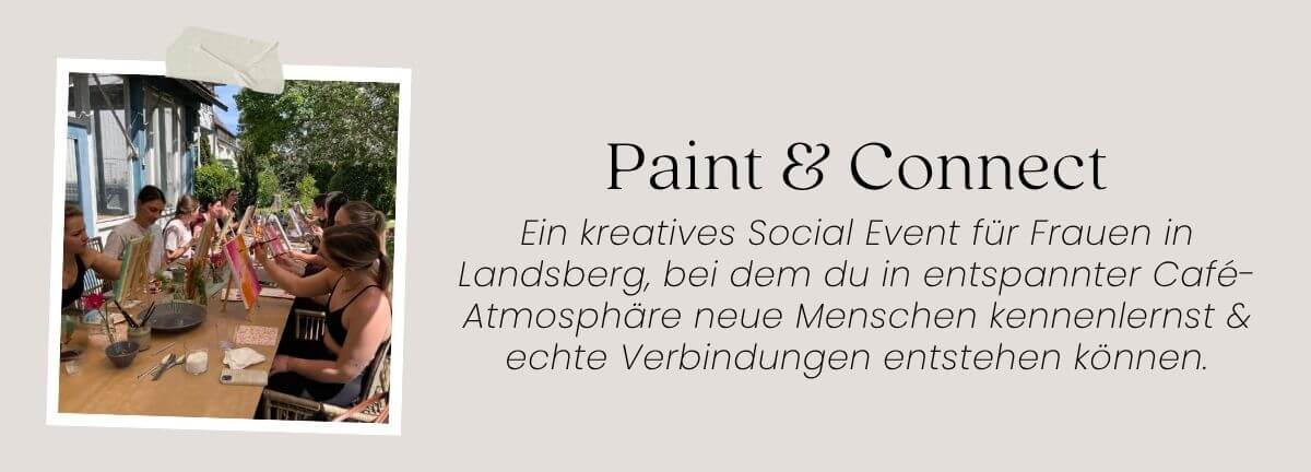 Paint and Connect - Social Art Club für Frauen um neue Leute kennenzulernen in Landsberg am Lech