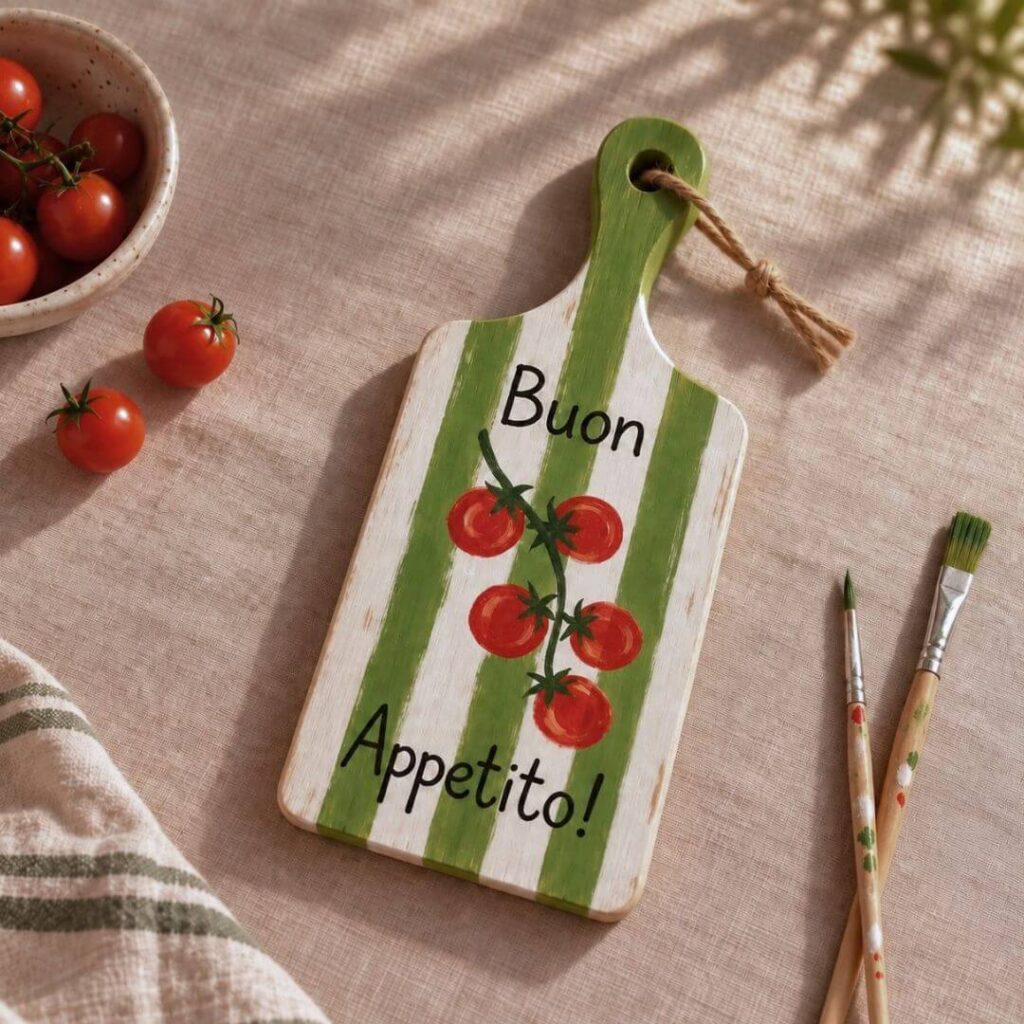 Aperitivo Board DIY Set - DIY Antipasti-Brettchen bemalen