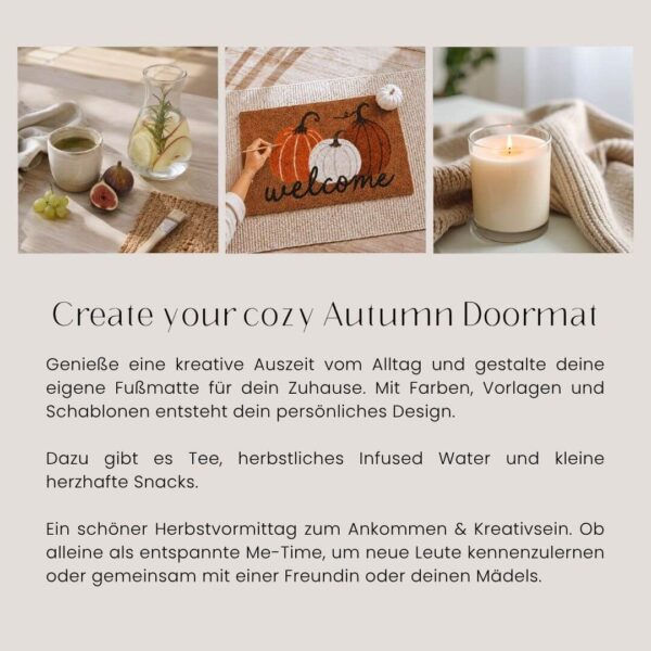 Paint your Doormat #AutumnEdition | So 4. Okt 2026 im Yoga Loft Landsberg