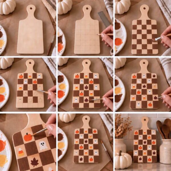 How to Halloween Kitchen Board DIY Set by Art Club Landsberg How to Halloween Kitchen Board DIY Set by Art Club Landsberg