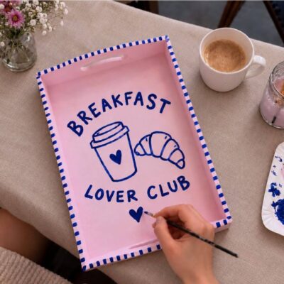 Tablett bemalen Breakfast Lover Edition by Art Club Landsberg am Lech